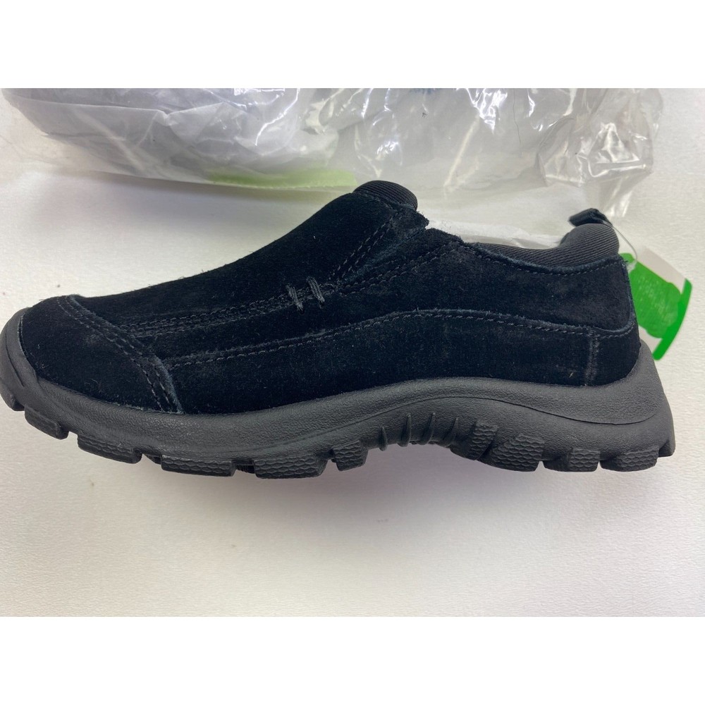 Land's End All Weather Moccasin Youth Size 11 #4973749 Black NEW